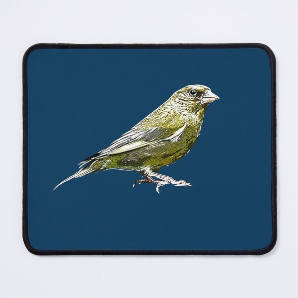 Item preview,  European Greenfinch White Alternate Design  designed and sold by designsasstultd.