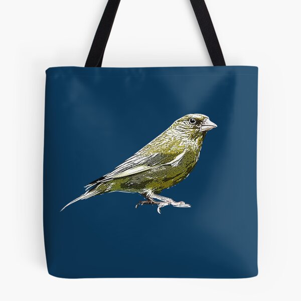 Item preview,  European Greenfinch White Alternate Design  designed and sold by designsasstultd.