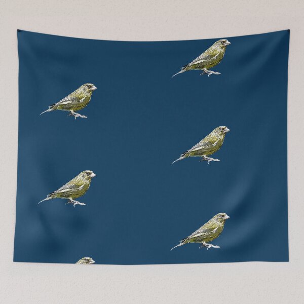 Item preview,  European Greenfinch White Alternate Design  designed and sold by designsasstultd.