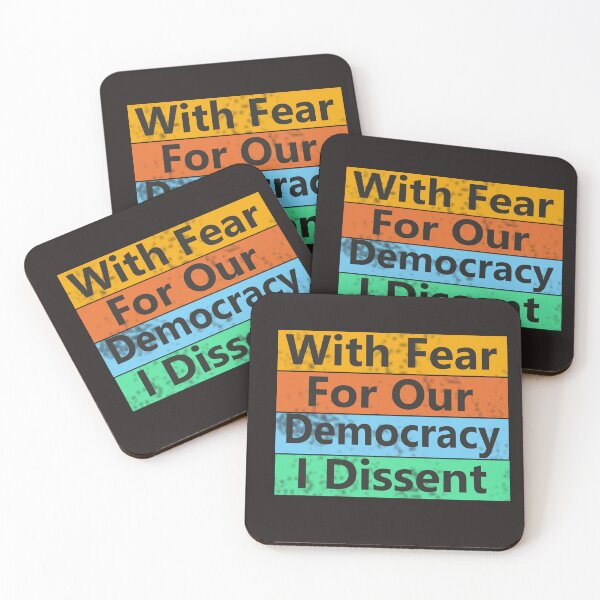 Item preview, With Fear For Our Democracy I Dissent calssic T-shirt designed and sold by Saisaye.