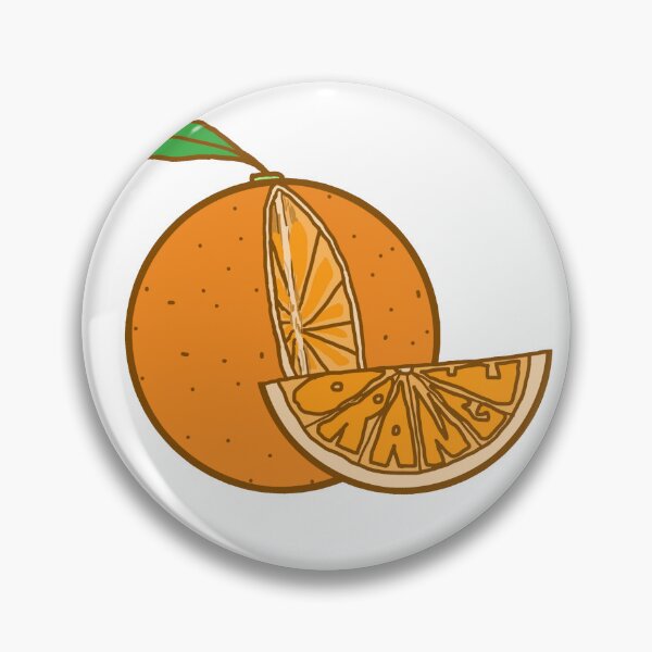Item preview, Orange Slice Fruit Illustration for Stickers and Magnets designed and sold by RIOT-by-Logan.