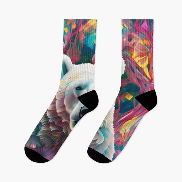 Item preview, Colourful polar bear  designed and sold by Bommer-design.