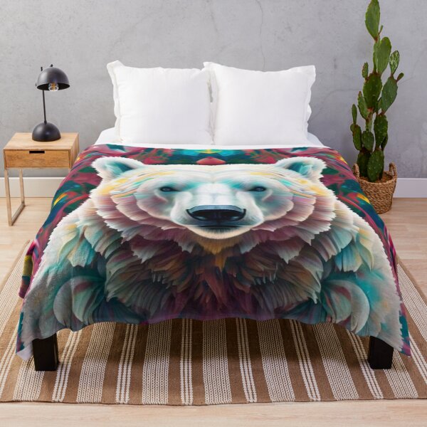 Item preview, Colourful polar bear  designed and sold by Bommer-design.