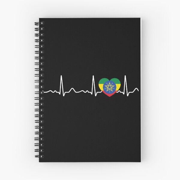 Item preview, Ethiopia - heartbeat, pulse, heart line, ECG designed and sold by Mohja-Design.