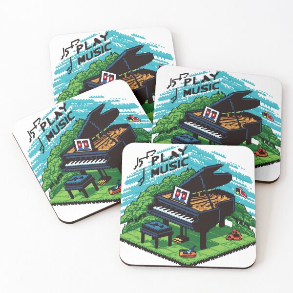 Item preview, pixel piano designed and sold by NotesForMusic.