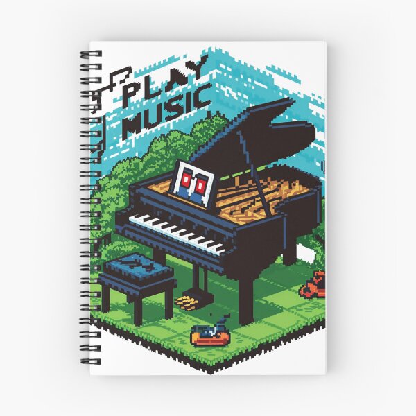 Artikelvorschau, Pixelklavier entworfen und verkauft von NotesForMusic.