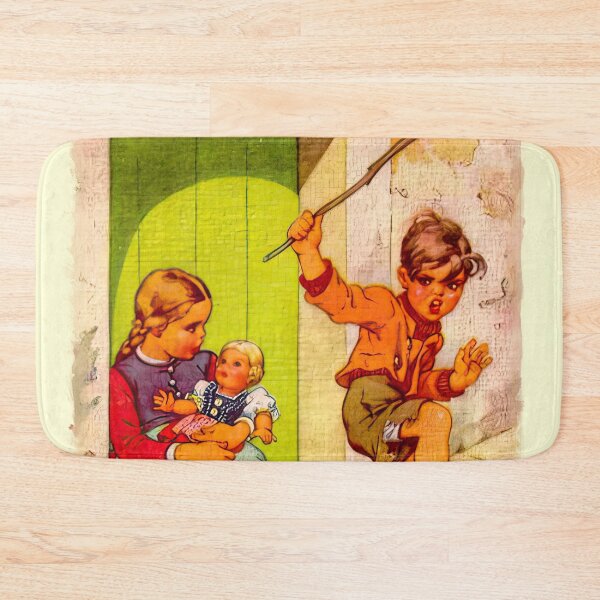 Item preview, Go away horrid boy, vintage illustration designed and sold by stevepaint.
