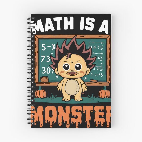 Item preview, Math Is A Monster Halloween Math Teacher & Student designed and sold by KitonicTees.