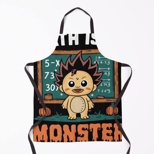 Item preview, Math Is A Monster Halloween Math Teacher & Student designed and sold by KitonicTees.