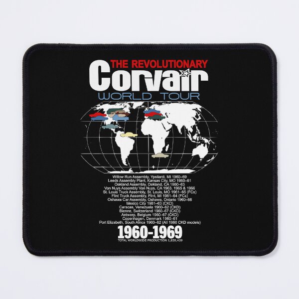 Item preview, Corvair World Tour 1960-1969 designed and sold by FlatSixGraphics.