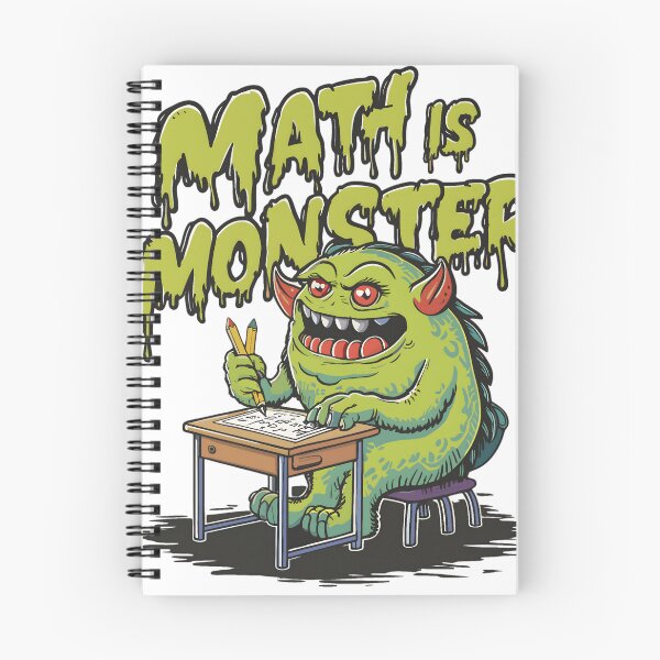 Item preview, Math Is Monster Funny Halloween Math Teacher & Student designed and sold by KitonicTees.