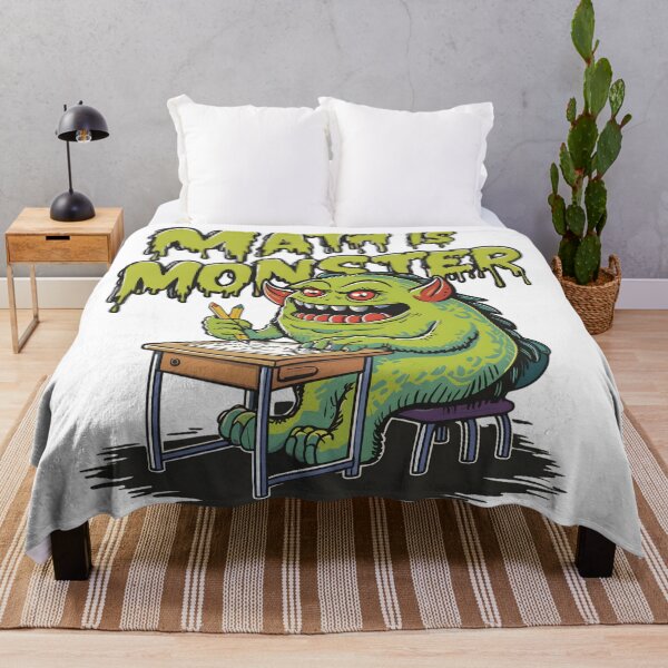 Item preview, Math Is Monster Funny Halloween Math Teacher & Student designed and sold by KitonicTees.