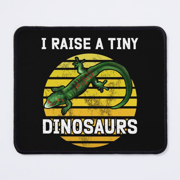 Item preview, Raise A Tiny Dinosaurs Retro Day Gecko Keeper designed and sold by BeataY6Art.