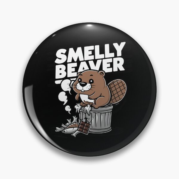 Item preview, Smelly Beaver T-Shirt, sarcastic fun shirt designed and sold by RiSchuDesign.