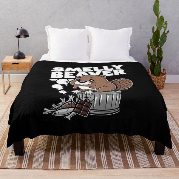 Item preview, Smelly Beaver T-Shirt, sarcastic fun shirt designed and sold by RiSchuDesign.