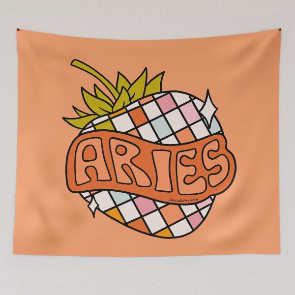 Item preview, Aries Strawberry designed and sold by doodlebymeg.