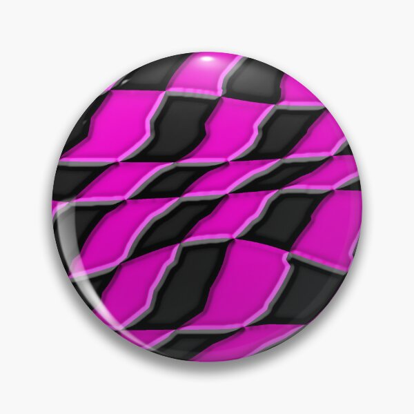 Item preview, 3D Neon Pink Slanty Checkerboard  designed and sold by TheRulerofEarth.