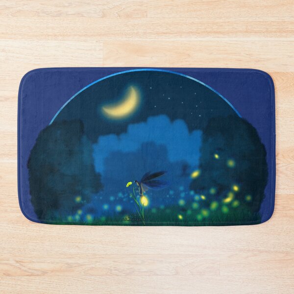 Item preview, Summer Night Firefly Painting designed and sold by AK-Hevonen.