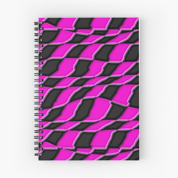 Item preview, 3D Neon Pink Slanty Checkerboard  designed and sold by TheRulerofEarth.