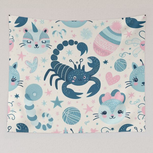 Item preview, Stellar Stinger - The Cosmic Scorpion designed and sold by Furbulous Faces.