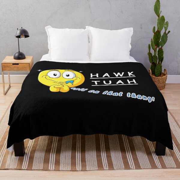Item preview, Hawk Tuah T-Shirt, sarcastic fun shirt designed and sold by RiSchuDesign.