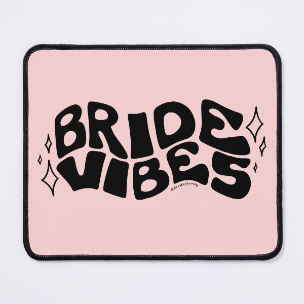 Item preview, Bride Vibes in Black designed and sold by doodlebymeg.