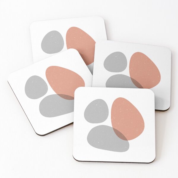 Item preview, Béziama Colorida III - Dove, Fog, Coral designed and sold by Irene Estelle.