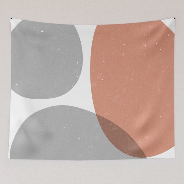 Item preview, Béziama Colorida III - Dove, Fog, Coral designed and sold by Irene Estelle.