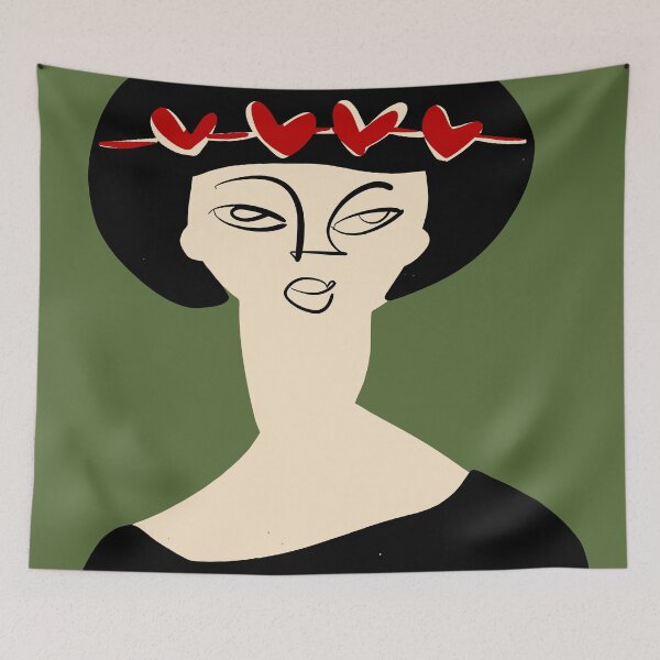 Item preview, Spring Valentine girl designed and sold by Laura Chemello.