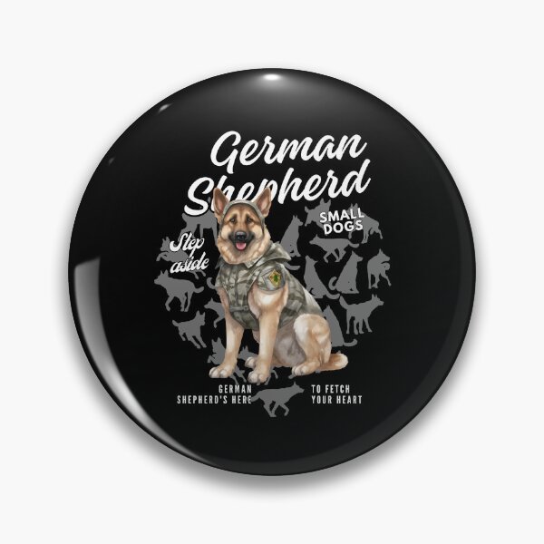 Item preview, German shepherd : Here to fetch your heart designed and sold by Peerless-Prime.