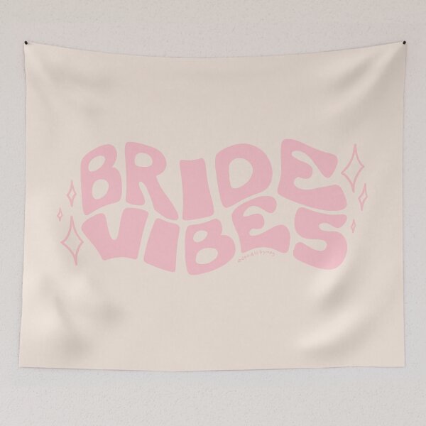Item preview, Bride Vibes in Pink designed and sold by doodlebymeg.