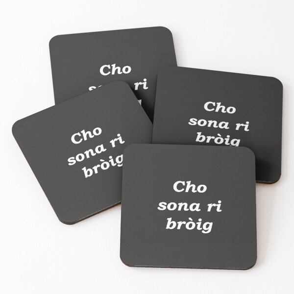 Item preview, As happy as a shoe (Scottish Gaelic - Cho sona ri bròig) black designed and sold by Mamaidh Made.