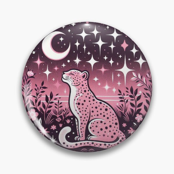 Item preview, Pink moon leopard designed and sold by Vkinsify.
