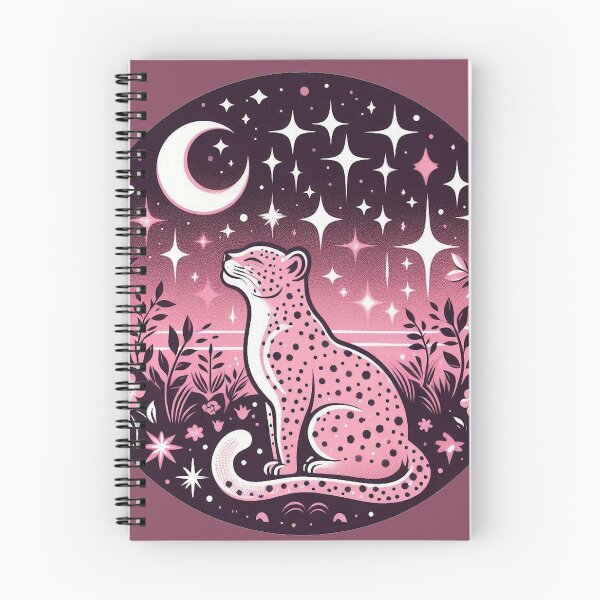 Item preview, Pink moon leopard designed and sold by Vkinsify.