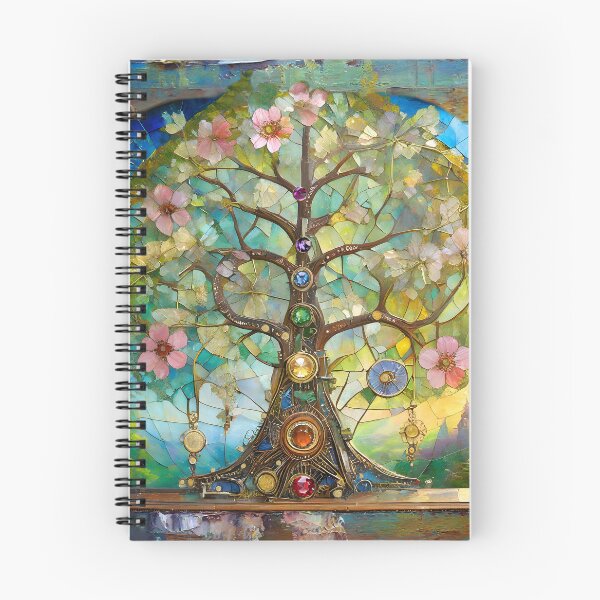 Item preview, Colorful 7 Chakra Tree Of Life  designed and sold by Lee Hiller Designs.