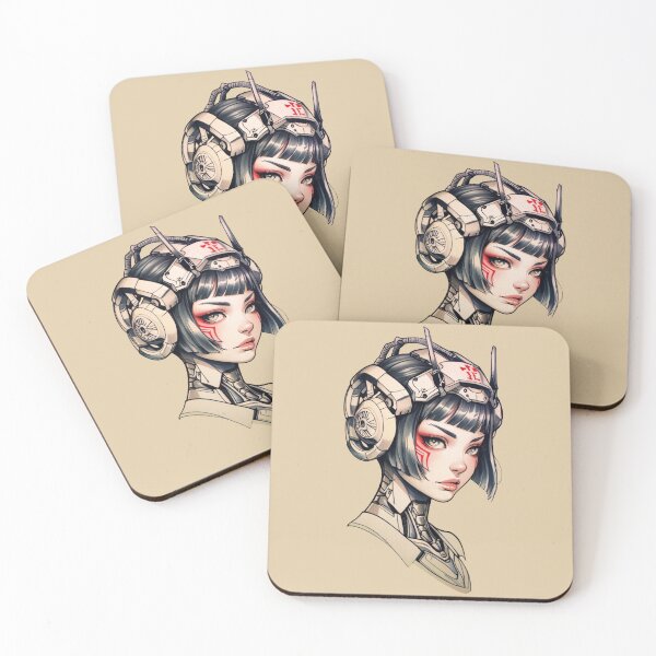 Aperçu de l'œuvre Cyborg Girl créée et vendue par ArtCraftLab.