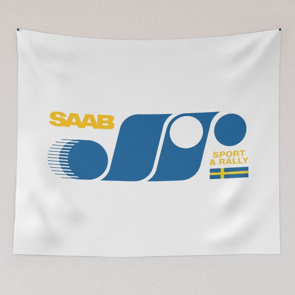 Item preview, SAAB Sport & Rally Retro Logo designed and sold by blackdogshop.