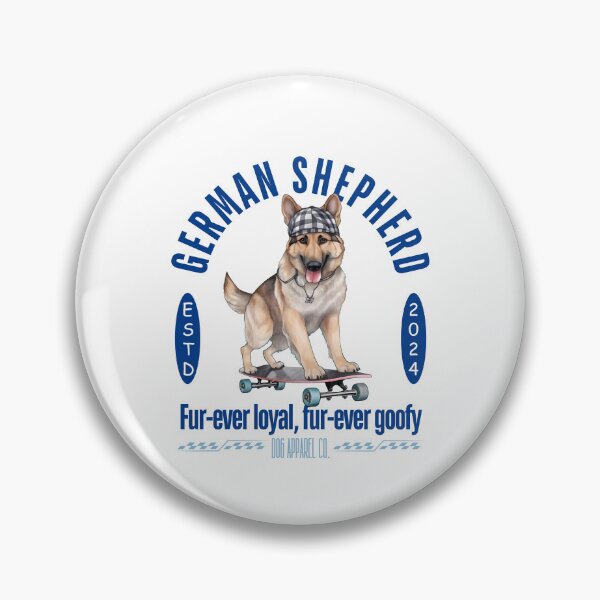Item preview, German shepherd : Fur-ever loyal, fur-ever goofy designed and sold by Peerless-Prime.