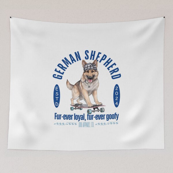 Item preview, German shepherd : Fur-ever loyal, fur-ever goofy designed and sold by Peerless-Prime.