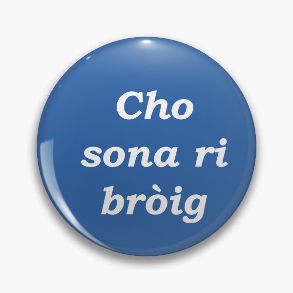 Item preview, As happy as a shoe (Scottish Gaelic - Cho sona ri bròig) blue designed and sold by Mamaidh Made.