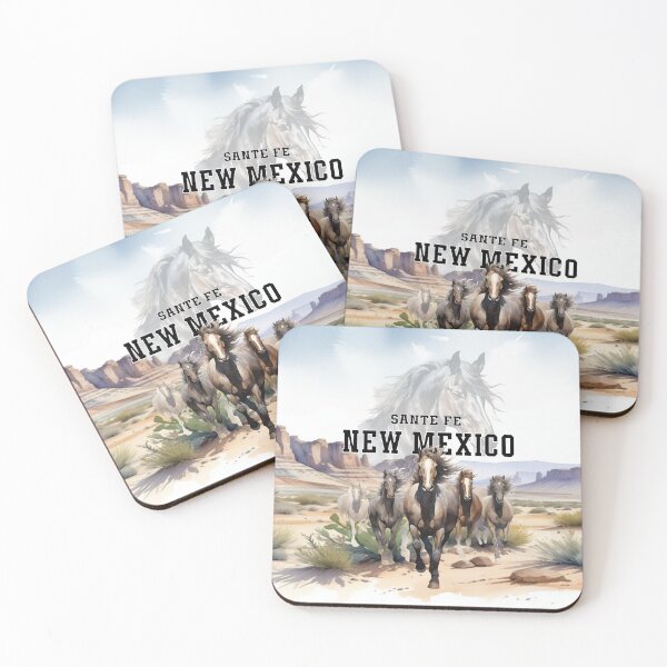 Item preview, Wild Horses Sante Fe New Mexico designed and sold by MysticOzzy.