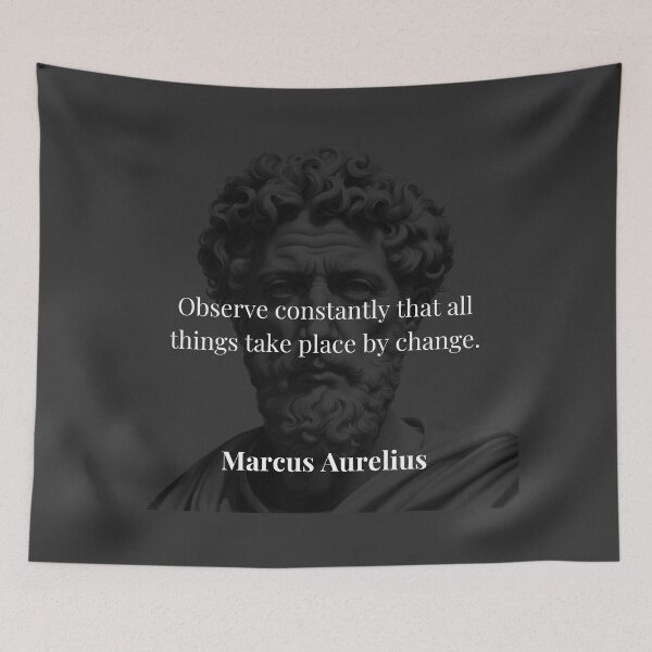 Item preview, Embracing Change: Marcus Aurelius on Constant Transformation designed and sold by DoseOPhilosophy.