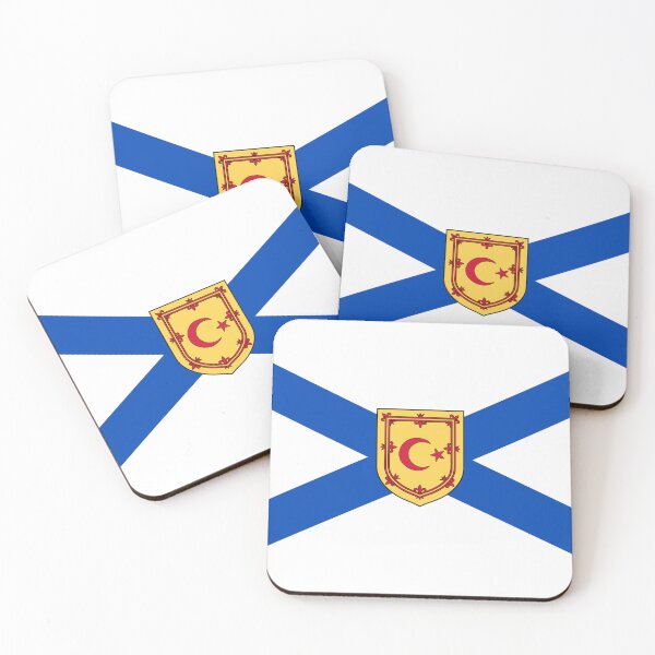 Item preview, Nova Scotia Crescent Moon and Star Flag (Gealach Corrain Alba Nuadh agus Bratach Rionnag) designed and sold by JonathanR1994.