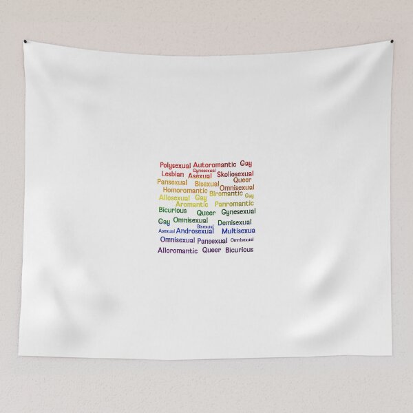 Item preview, Colorful LGBTQ+ Identities Word Cloud - Celebrating Diversity designed and sold by Goopis.