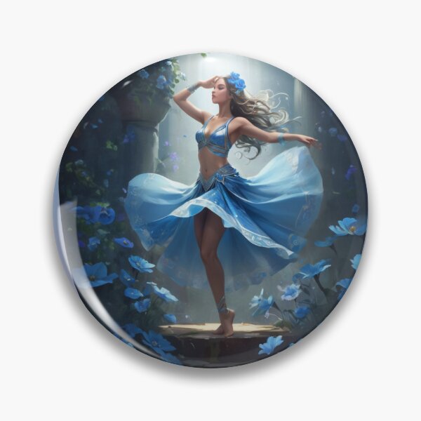 Item preview, Life is better when you dance, blue little flowers dancers designed and sold by La Loca.