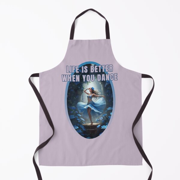 Item preview, Life is better when you dance, blue little flowers dancers designed and sold by La Loca.
