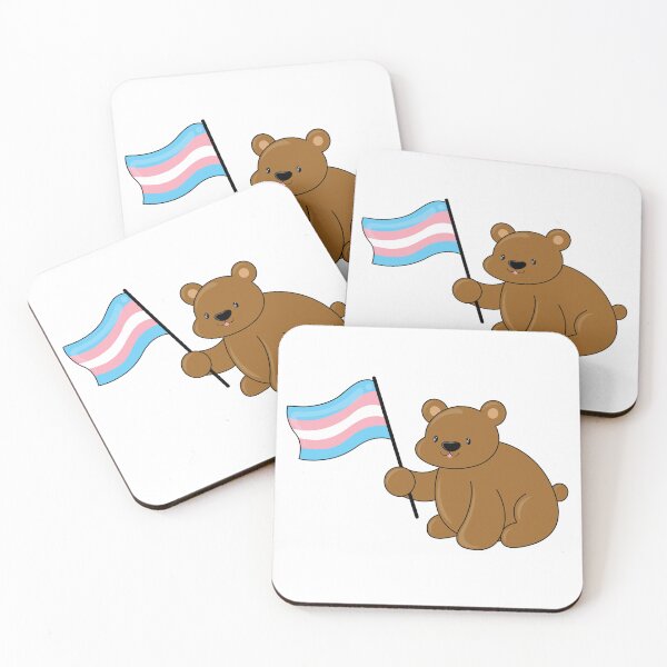 Item preview, Pride Bear (Trans Flag) designed and sold by Rustmm.