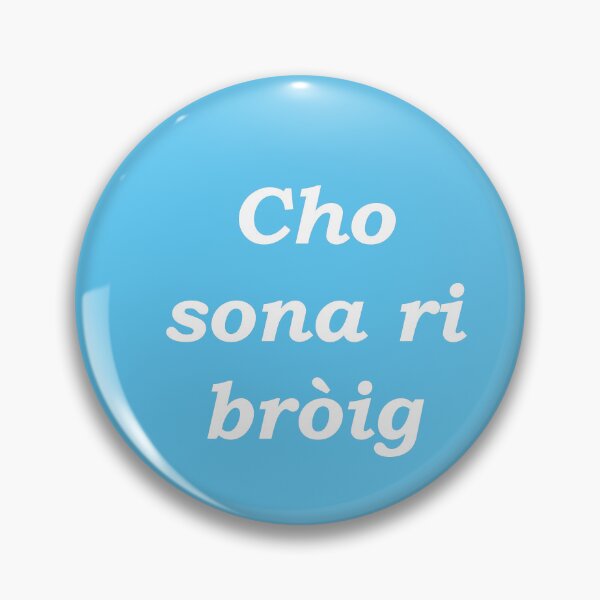Item preview, As happy as a shoe (Scottish Gaelic - Cho sona ri bròig) cyan pastel designed and sold by Mamaidh Made.