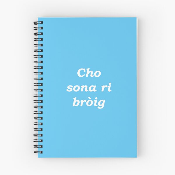 Item preview, As happy as a shoe (Scottish Gaelic - Cho sona ri bròig) cyan pastel designed and sold by Mamaidh Made.