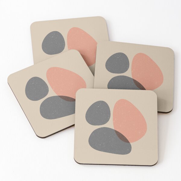 Item preview, Béziama Colorida III - Dove, Slate, Coral designed and sold by Irene Estelle.